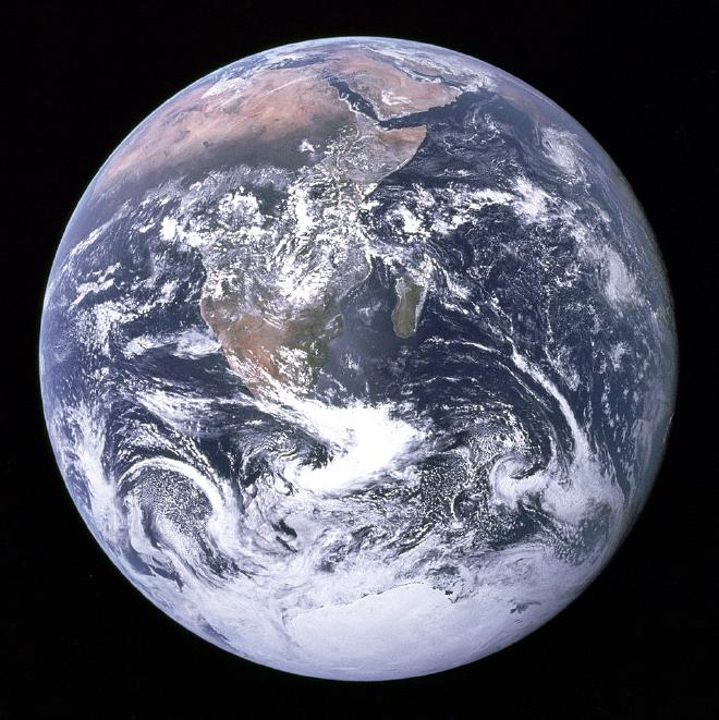 Blue Marble - The Earth as seen from Apollo 17