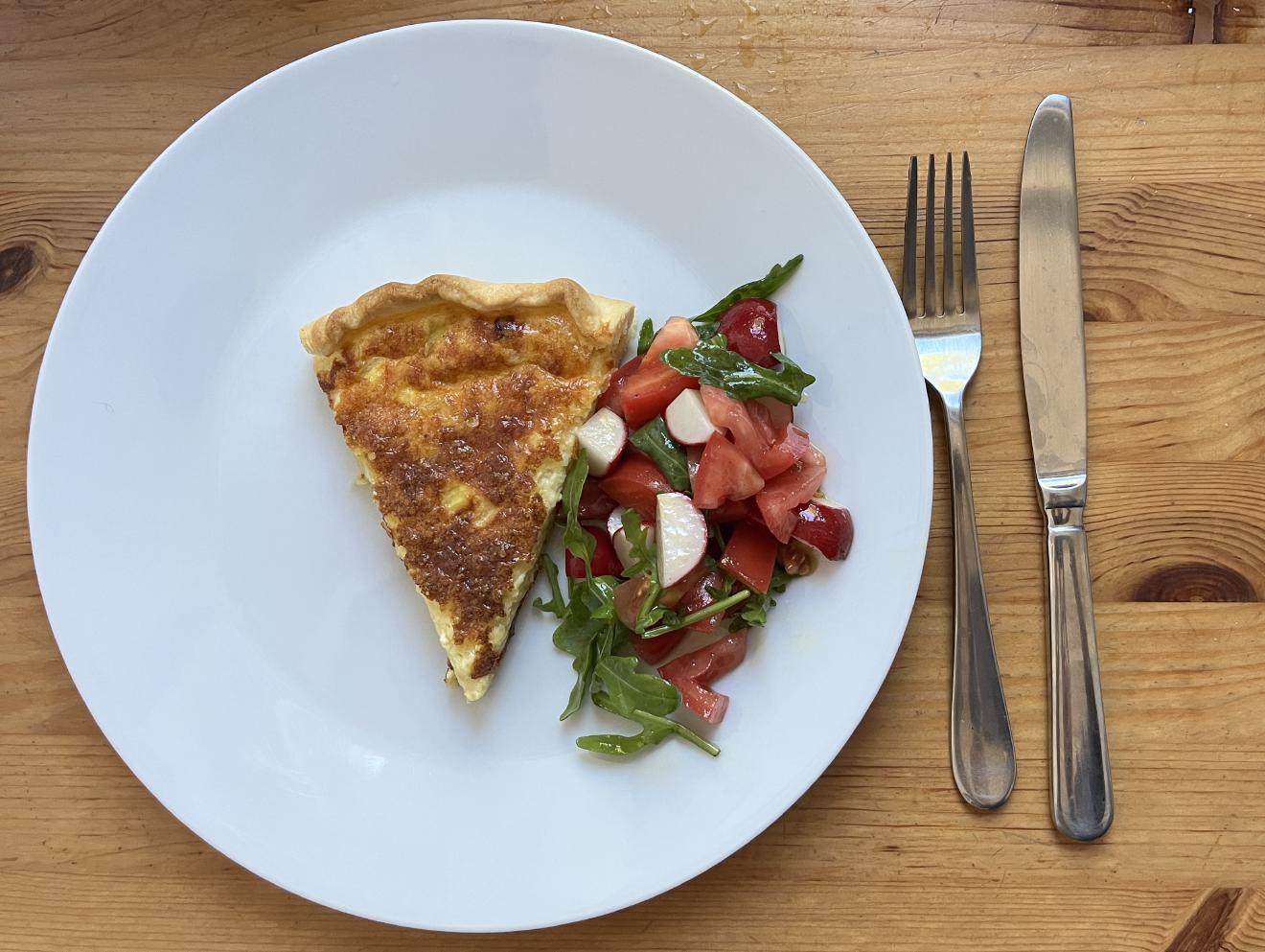 Käsewähe - Herzhafter Käsekuchen · Klimafreundlicher Kochen 🥕