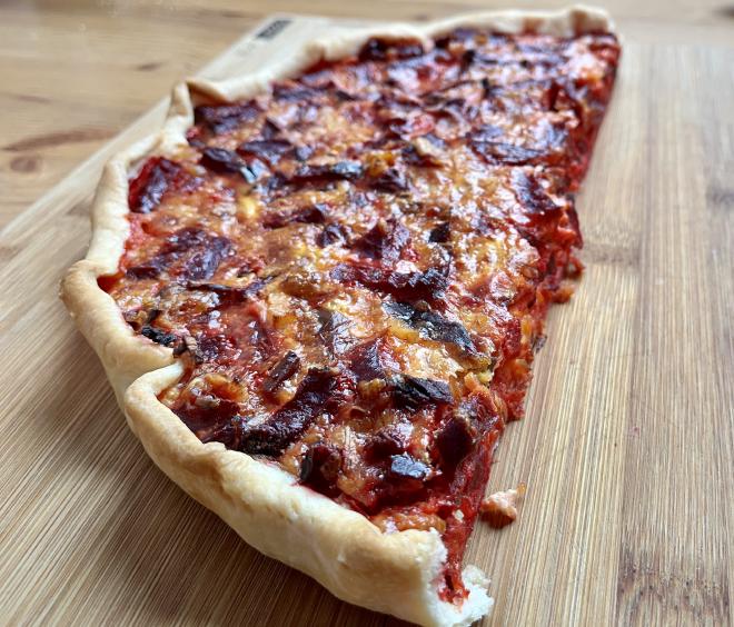 Rote-Bete-Quiche